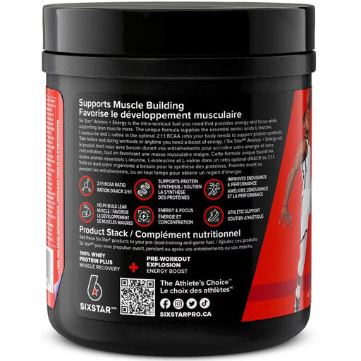 Six Star Amino Plus Energy Directions - SuplementSource.ca