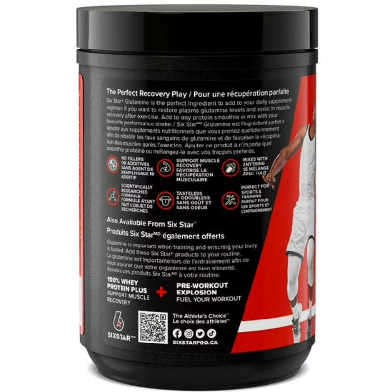 Six Star Glutamine Directions, 300g - SupplementSource.ca