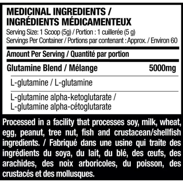 Six Star Glutamine Nutrition Panel 2 - SupplementSource.ca