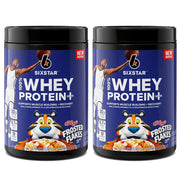 SixStar 100% Whey Protein+, 3.6 lb (2 x 1.8 lb) Frosted Flakes - SupplementSource.ca