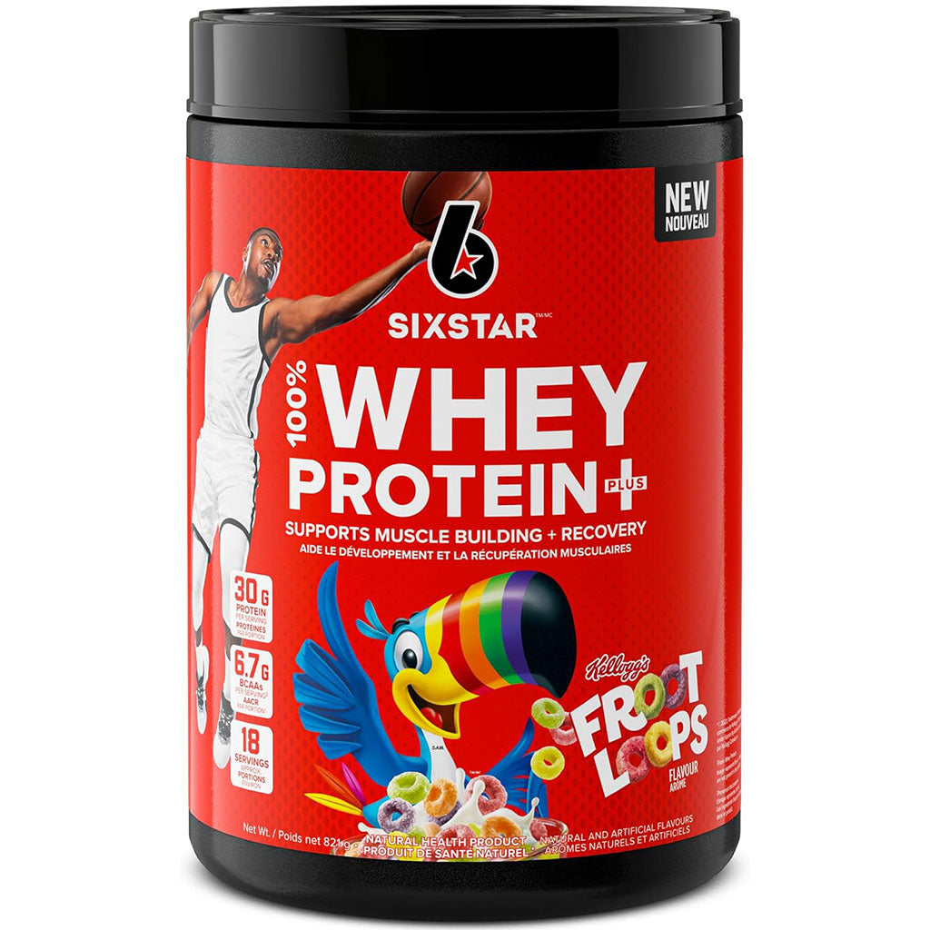 Six Star 100% Whey Protein+, 1.8lbs Froot Loops - SupplementSource.ca