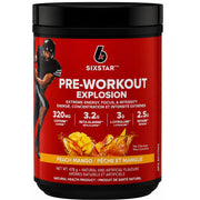 Six Star Pre-Workout Explosion , Peach Mango, 60 Servings - SupplementSource.ca