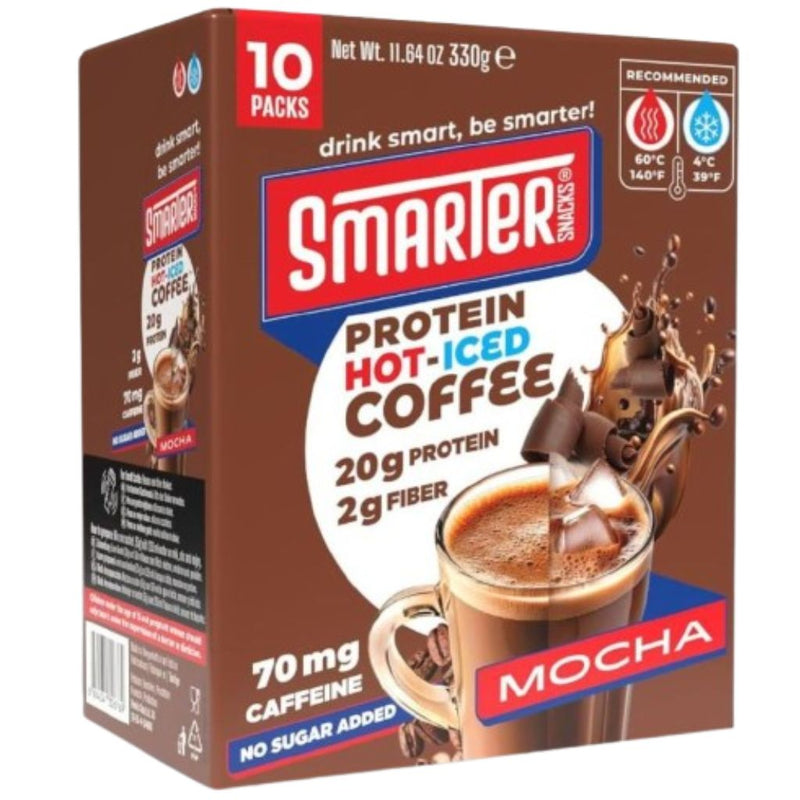 Smarter Snacks Protein Coffee Mocha, 10x330g - SupplementSource.ca