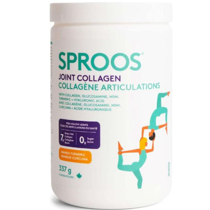Sproos Joint Collagen, Mango Turmeric, 337g - SupplementSource.ca