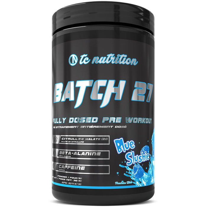 TC Nutrition Batch 27, 40 Servings Blue Slushie - SupplementSource.ca