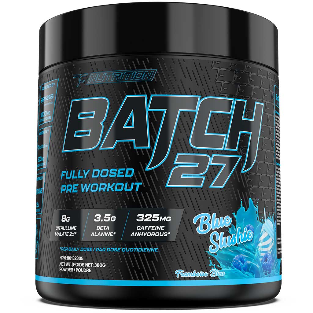 TC Nutrition Batch 27, 40 Servings Blue Slushie NEW LOOK - SupplementSource.ca