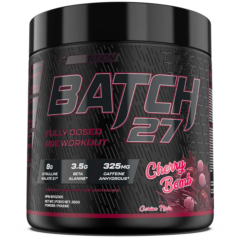 TC Nutrition Batch 27, 40 Servings Cherry Bomb NEW LOOK - SupplementSource.ca