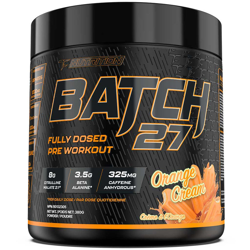 TC Nutrition Batch 27, 40 Servings Orange Cream NEW LOOK - SupplementSource.ca