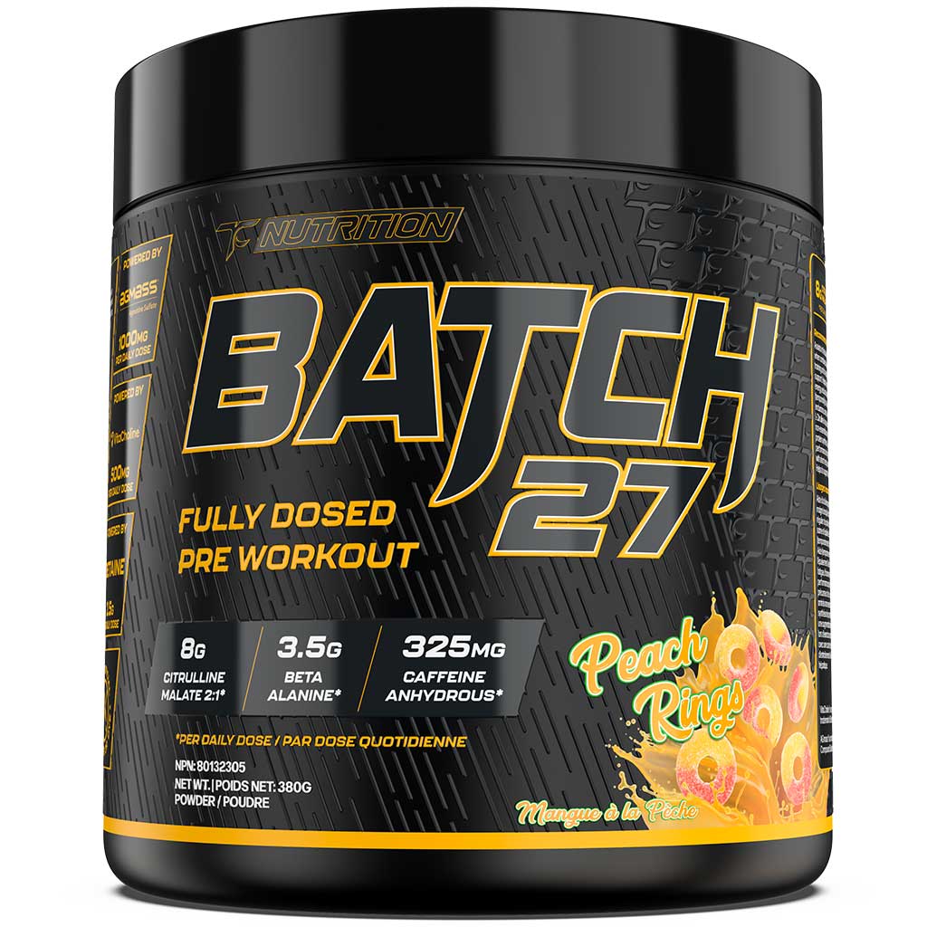 TC Nutrition BATCH 27 PRE-WORKOUT, 40 Servings — SupplementSource.ca