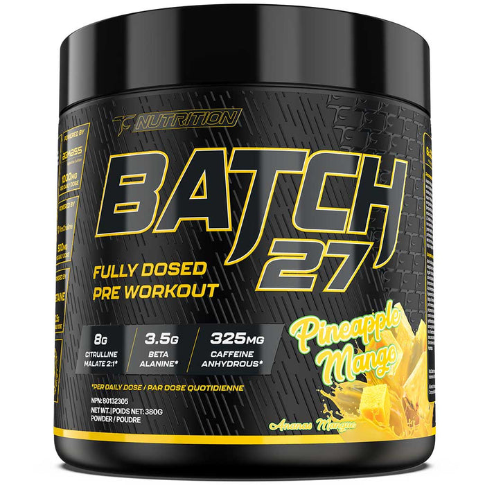 TC Nutrition LOT 27 PRE-WORKOUT, 40 Portions