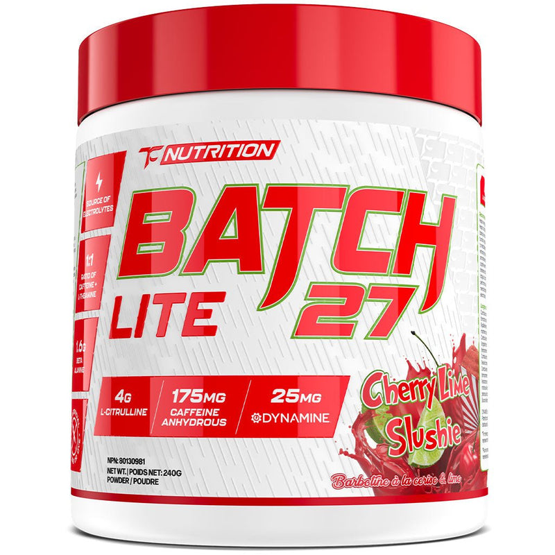 TC Nutrition Batch 27 Lite, 20 Servings Cherry Lime Slushie - SupplementSource.ca