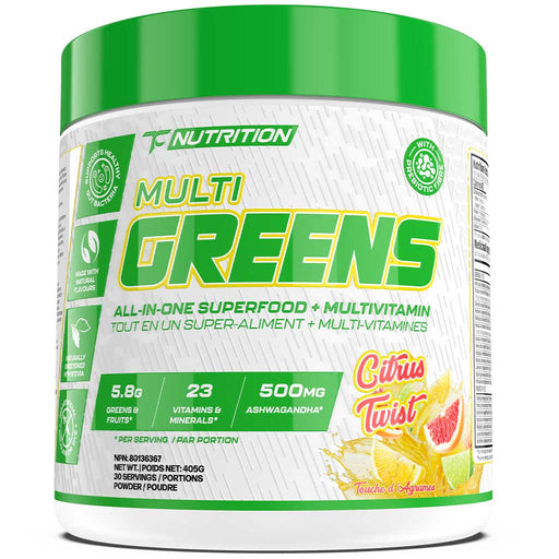 TC Nutrition Multi Greens, 30 Servings Citrus Twist - SupplementSource.ca