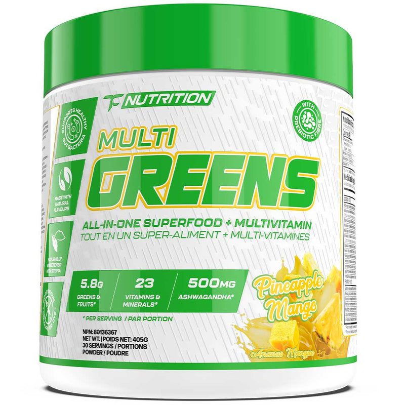 TC Nutrition Multi Greens, 30 Servings Pineapple Mango - SupplementSource.ca
