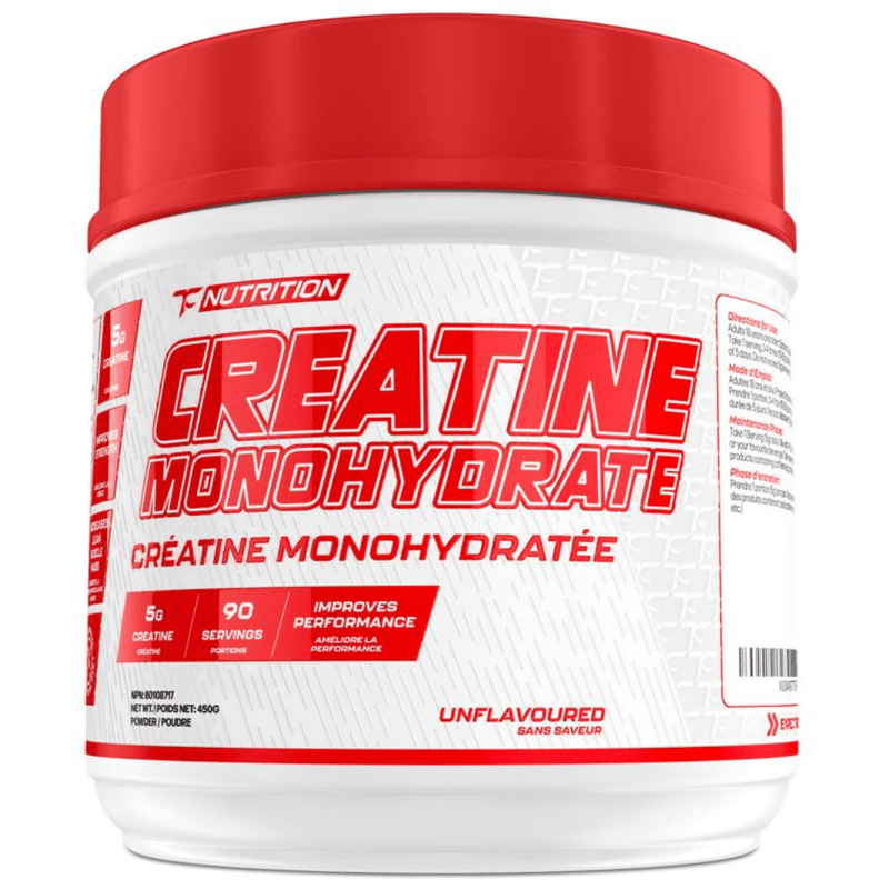 TC Nutrition Unflavoured Creatine Monohydrate, 90 Servings - SupplementSource.ca