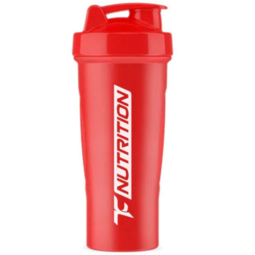 TC Nutrition Logo Shaker Bottle, 700ml Red - SupplementSource.ca