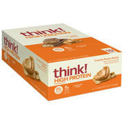 Think! High Protein Bars, 10 Bars/Box Creamy Peanut Butter - SupplementSource.ca