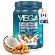 Vega Protein+ Supergreens Plant Based Protein, Coconut Almond, 17 Servings - SupplementSource.ca
