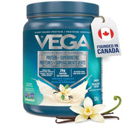Vega Protein+ Supergreens Plant Based Protein, Creamy Vanilla, 18 Servings - SupplementSource.ca