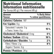 Vegan Pure All-in-One Nutritional Shake, 405g Cookies & Cream Nutrition Panel - SupplementSource.ca