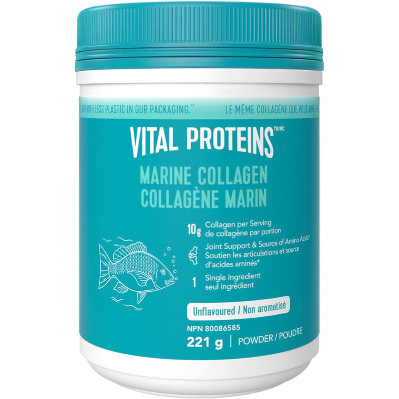 Vital Proteins Marine Collagen, 221g Unflavoured - SupplementSource.ca