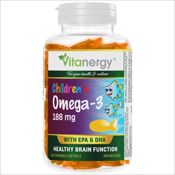 Vitanergy Children's Omega-3 Chewables - SupplementSource.ca