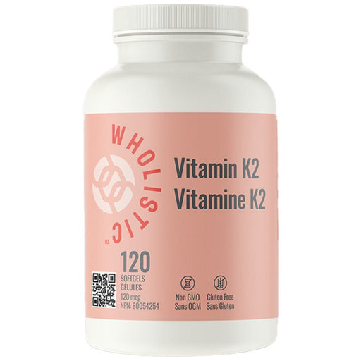 Wholistic Vitamin K2, 120 Softgels - SupplementSource.ca