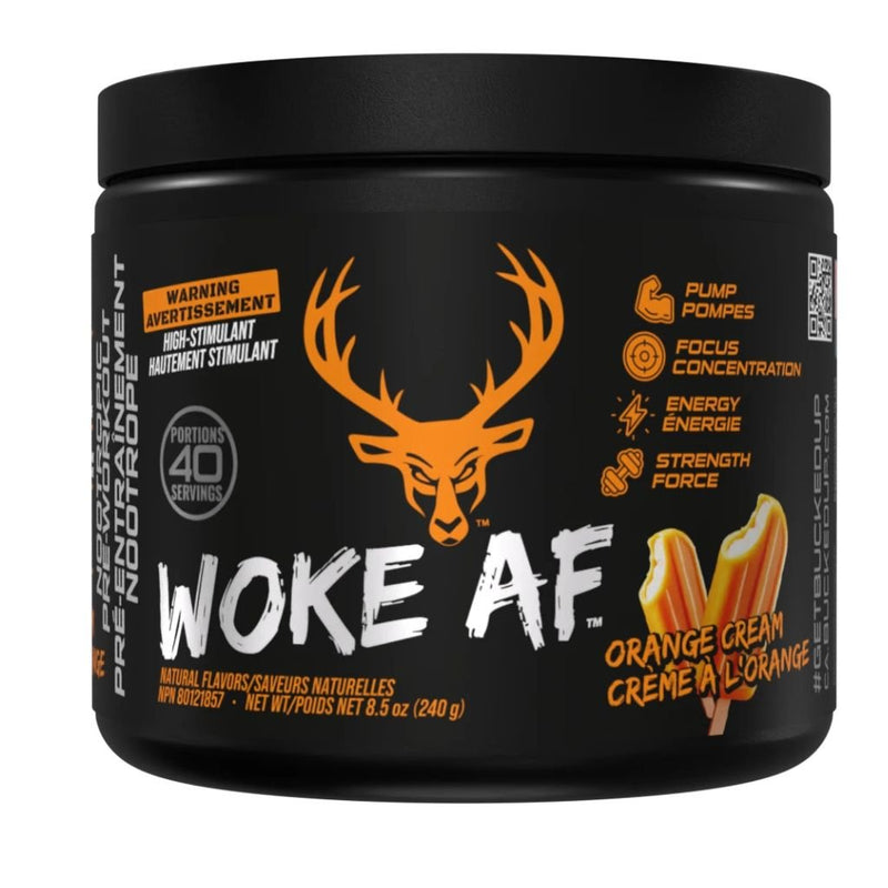 Bucked Up Woke AF, 40 Servings Orange Cream - SupplementSource.ca