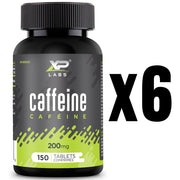 XP Labs Caffeine Bottle 6-Pack, a total of 900 Tablets - SupplementSource.ca