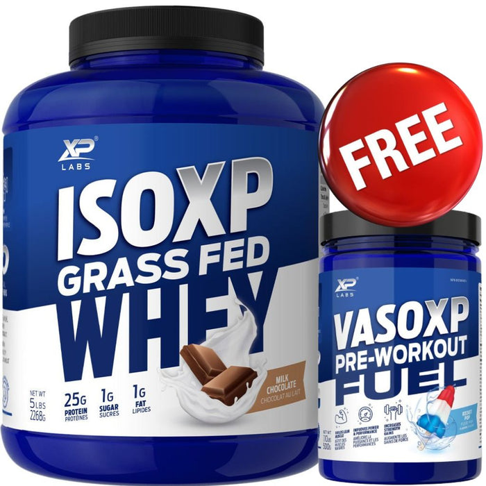 XPLabs ISOXP GRASS FED WHEY ISOLATE, 5lb w/FREE VASOXP