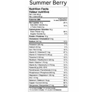 Younited Plant Protein Energy Bars, Summer Berry Nutrition Panel, 12 Bars/Box - SupplementSource.ca