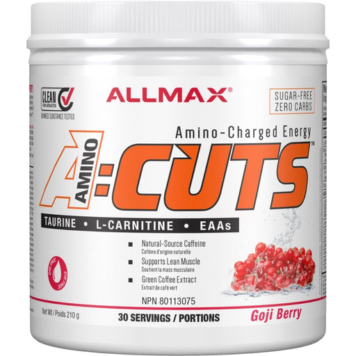 Allmax Amino Cuts (A:Cuts) 30 Servings Goji Berry - SupplementSource.ca