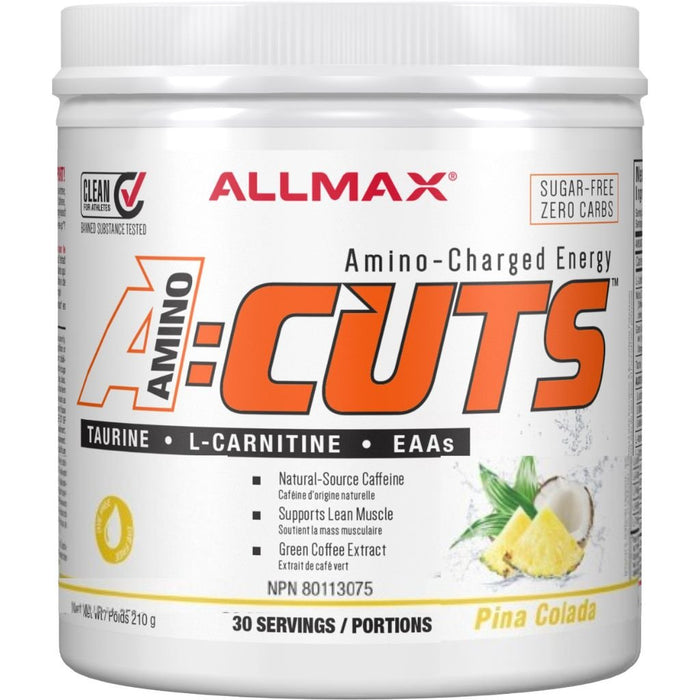 Allmax Amino Cuts (A:Cuts) 30 Servings Pina Colada - SupplementSource.ca