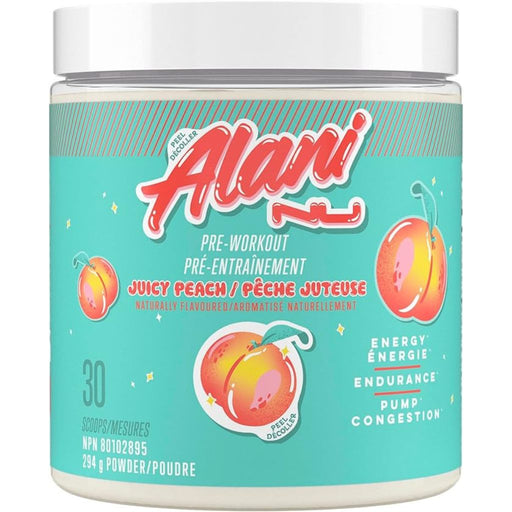 Alani Nu PRE-WORKOUT Juicy Peach - SupplementSource.ca