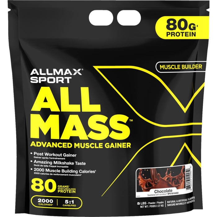 Allmax Allmass 5lb Chocolate - SupplementSource.ca