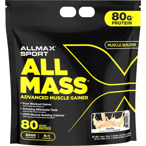 Allmax Allmass 5lb Vanilla - SupplementSource.ca