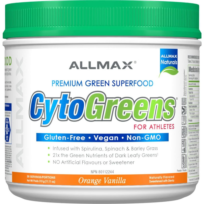 Allmax Cytogreens Orange Vanilla - SupplementSource.ca