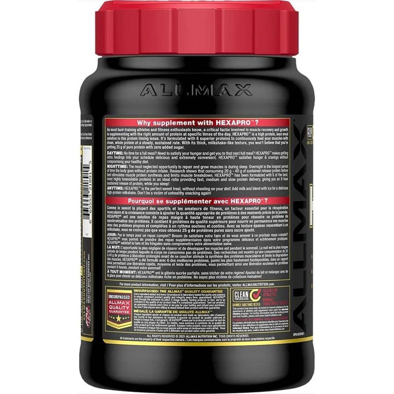 Allmax HEXAPRO (mélange de 6 protéines), 2 lb