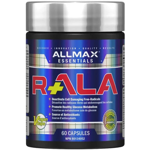 Allmax R-ALA, (Alpha Lipoic Acid), 60 Caps - SupplementSource.ca