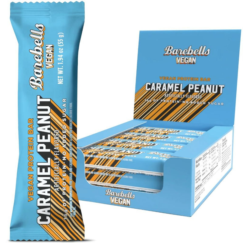 Barebells Protein Bars 12 Bars/Box Vegan Caramel Peanut - SupplementSource.ca