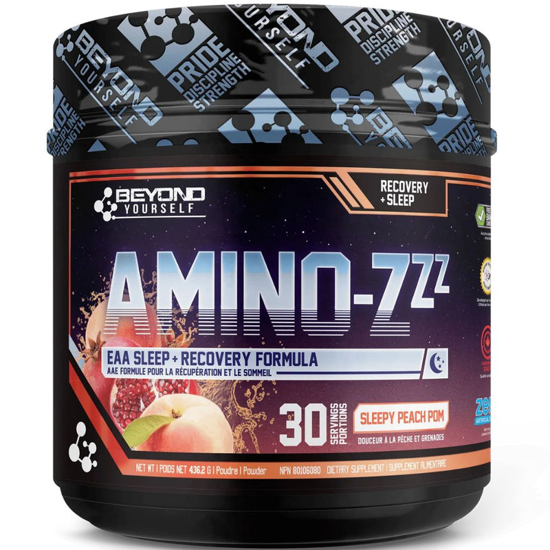 Beyond Yourself Amino ZZZ 30 Servings Sleepy peach Pom - Supplementsource.ca