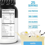 BioSteel RECOVERY PROTEIN PLUS, 4lb Vanilla Nutrition Panel - SupplementSource.ca