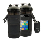 Performa Fitgo Shaker Bottle Organizer Sleeve, Black - SupplementSource.ca
