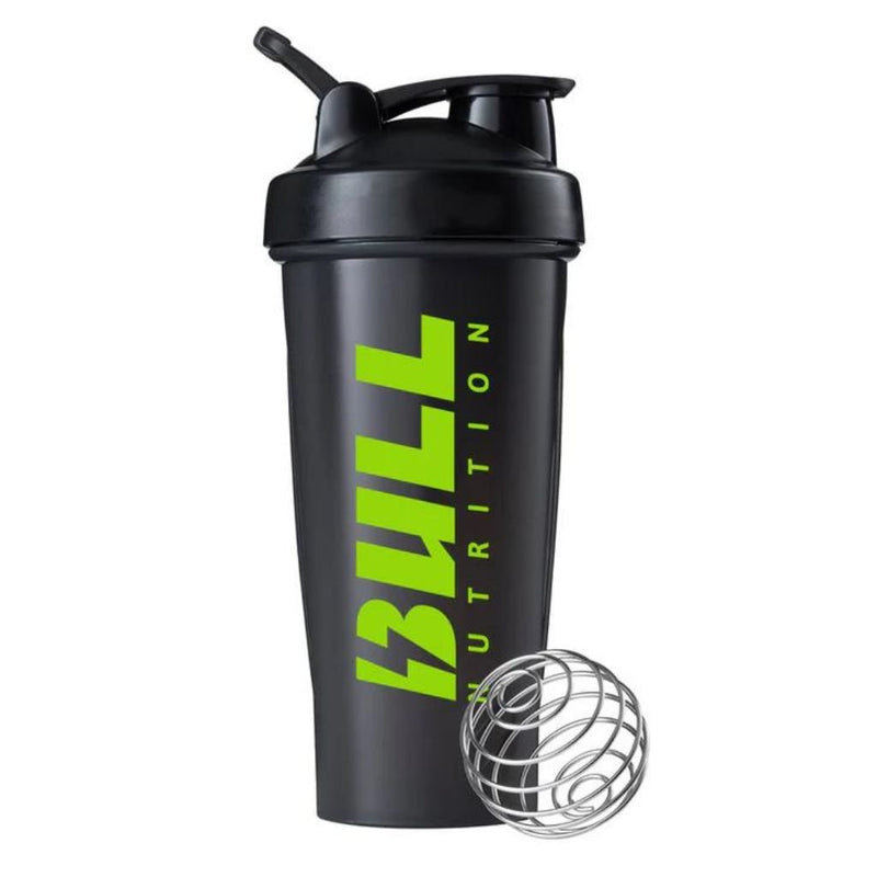 Bull Nutrition Shaker Bottle, 700ml Black - SupplementSource.ca