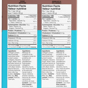 Built Puff Protein Bars, 14 Bars/Box 2 Bar Variety Nutrition Panel - SupplementSource.ca