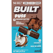 Built Puff Protein Bars, 14 Bars/Box 2 Bar Variety - SupplementSource.ca