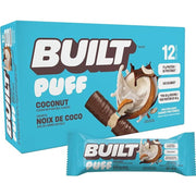 Built Puff Protein Bars, 12 Bars/Box Coconut - SupplementSource.ca