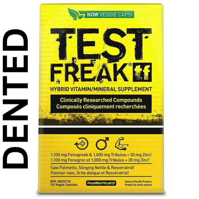 DENTED PharmaFreak TEST FREAK, 120 VCaps