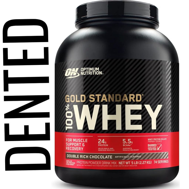 DENTED Optimum Nutrition 100% Whey Gold Standard 5lb - SupplementSource.ca