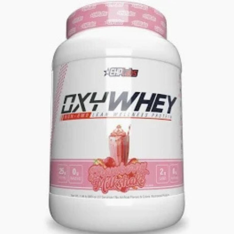 EHPLabs Oxywhey Lean Wellness Protein Strawberry Milkshake, 25 Servings - SupplementSource.ca