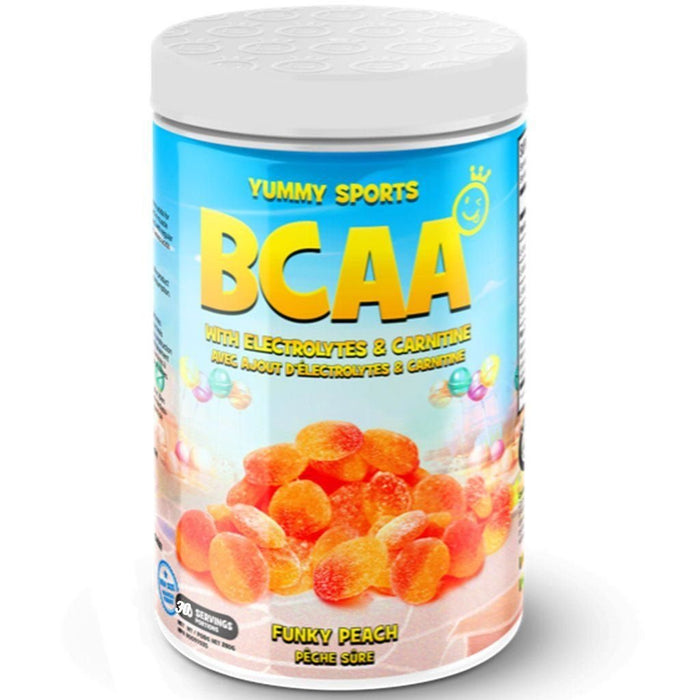 Yummy Sports BCAA + Carnitine, 30 Servings Funky Peach - SupplementSource.ca
